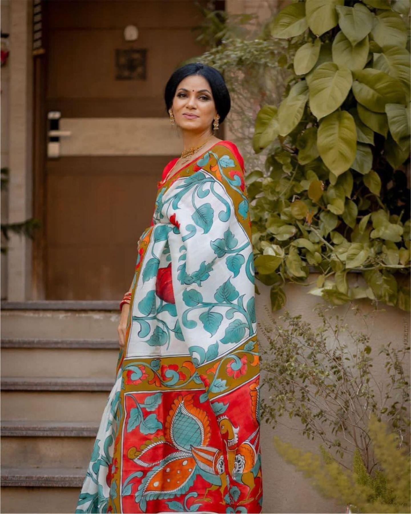 Digital Print Saree